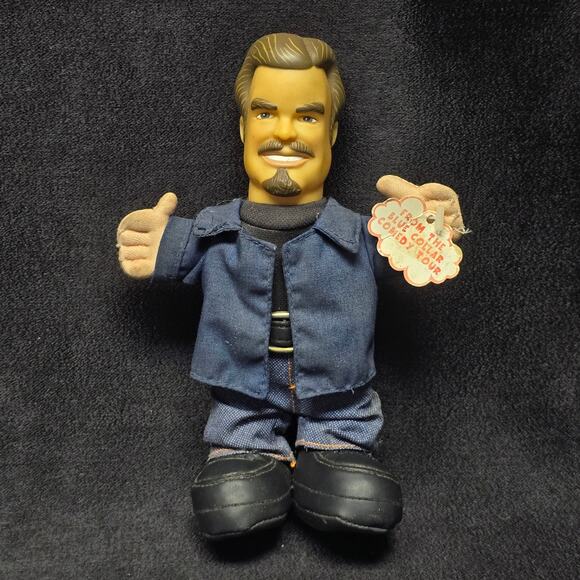 Vintage Jeff Foxworthy Bill Engvall Doll Blue Collar Comedy Tour 8" Keychain Guy - Picture 1 of 8